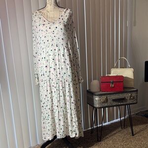 a new day Multicolor Patterned Long Sleeve Dress